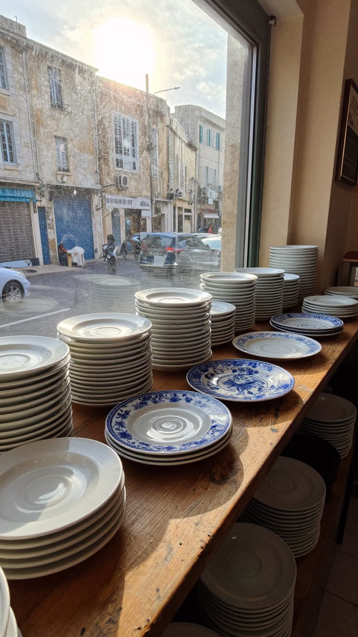 Bakery Counter in Marseille in in Marseille, France