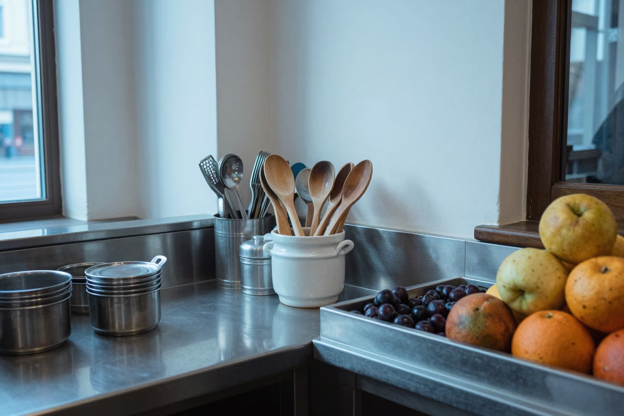 Bakery Counter in Prague in in Prague, Czech Republic