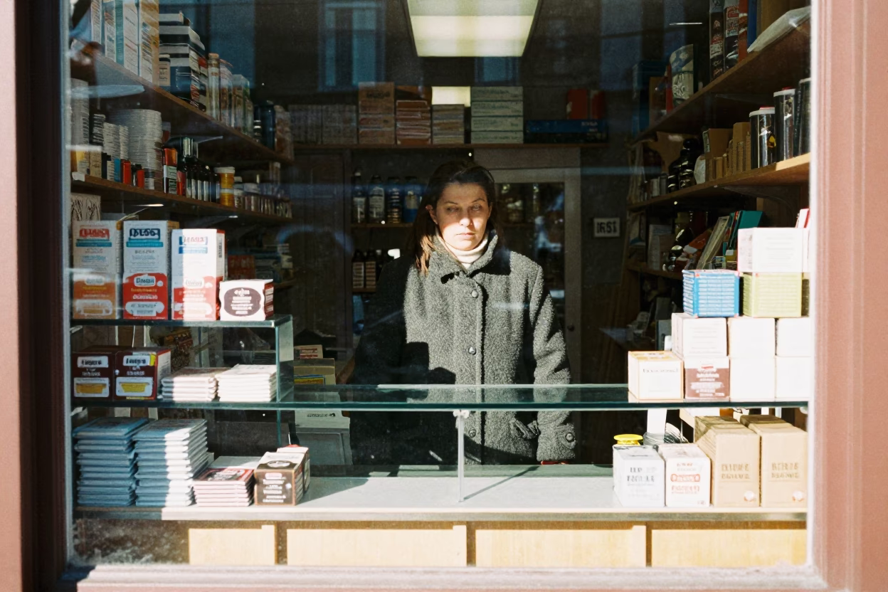 Bakery Counter in Quebec City in in Quebec City, Quebec, Canada