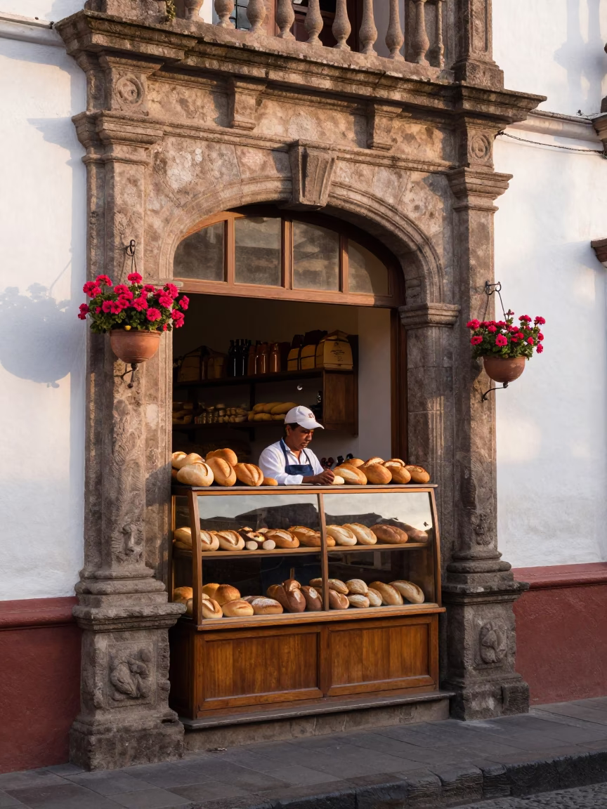 Bakery Counter in Quito in in Quito, Ecuador