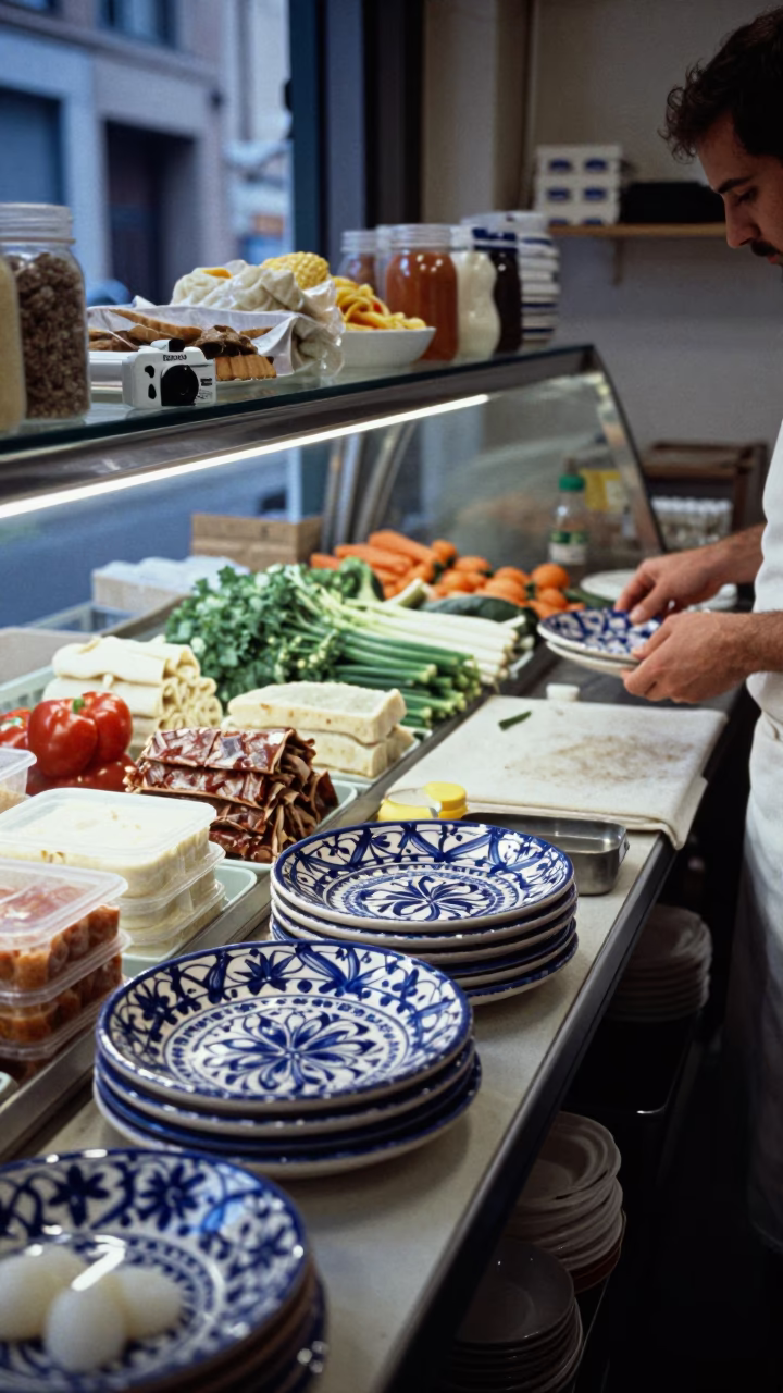 Bakery Counter in Rome in in Rome, Italy