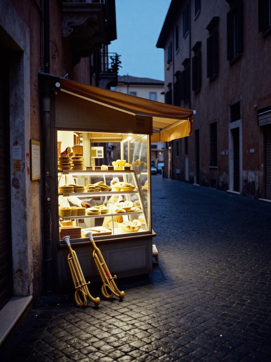 Bakery Display in Rome in in Rome, Italy