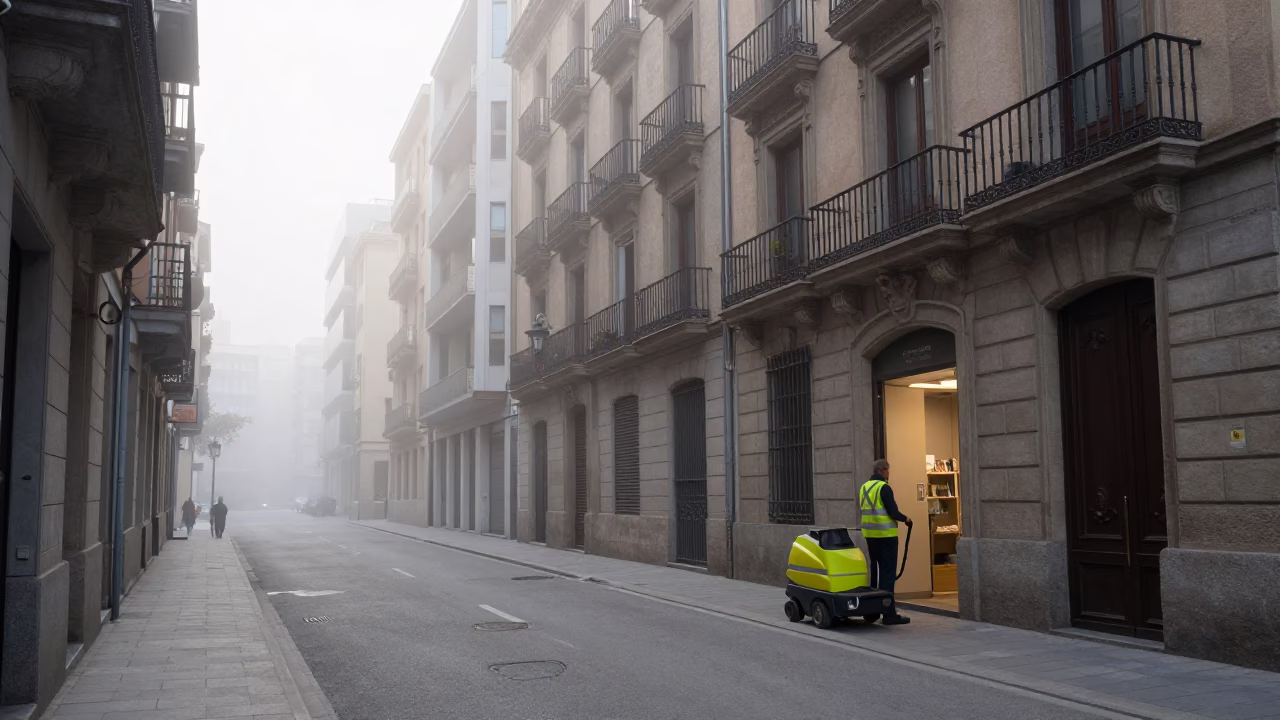 Bakery Entrance in Barcelona in in Barcelona, Spain