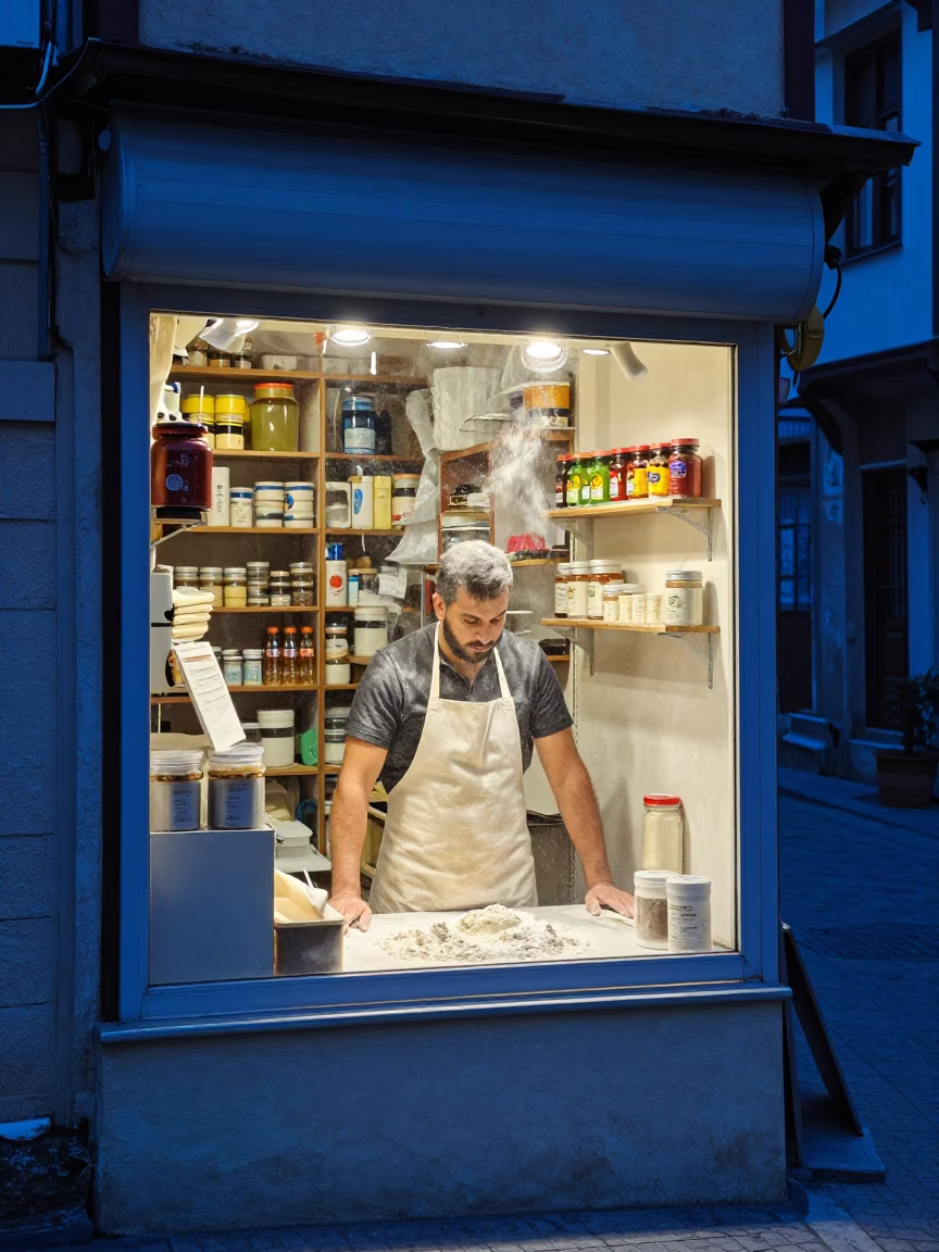 Bakery Shopkeeper in Izmir in in Izmir, Turkey