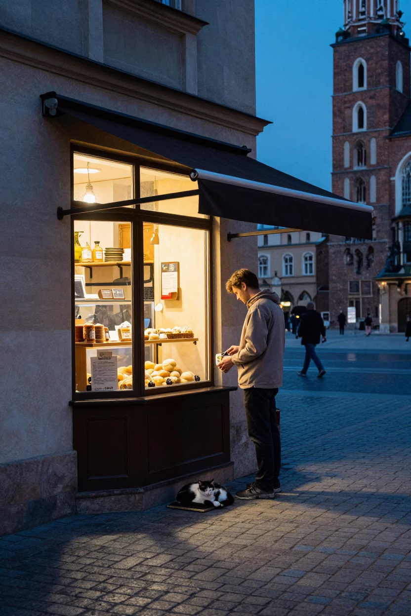 Bakery Vendor in Krakow in in Krakow, Poland