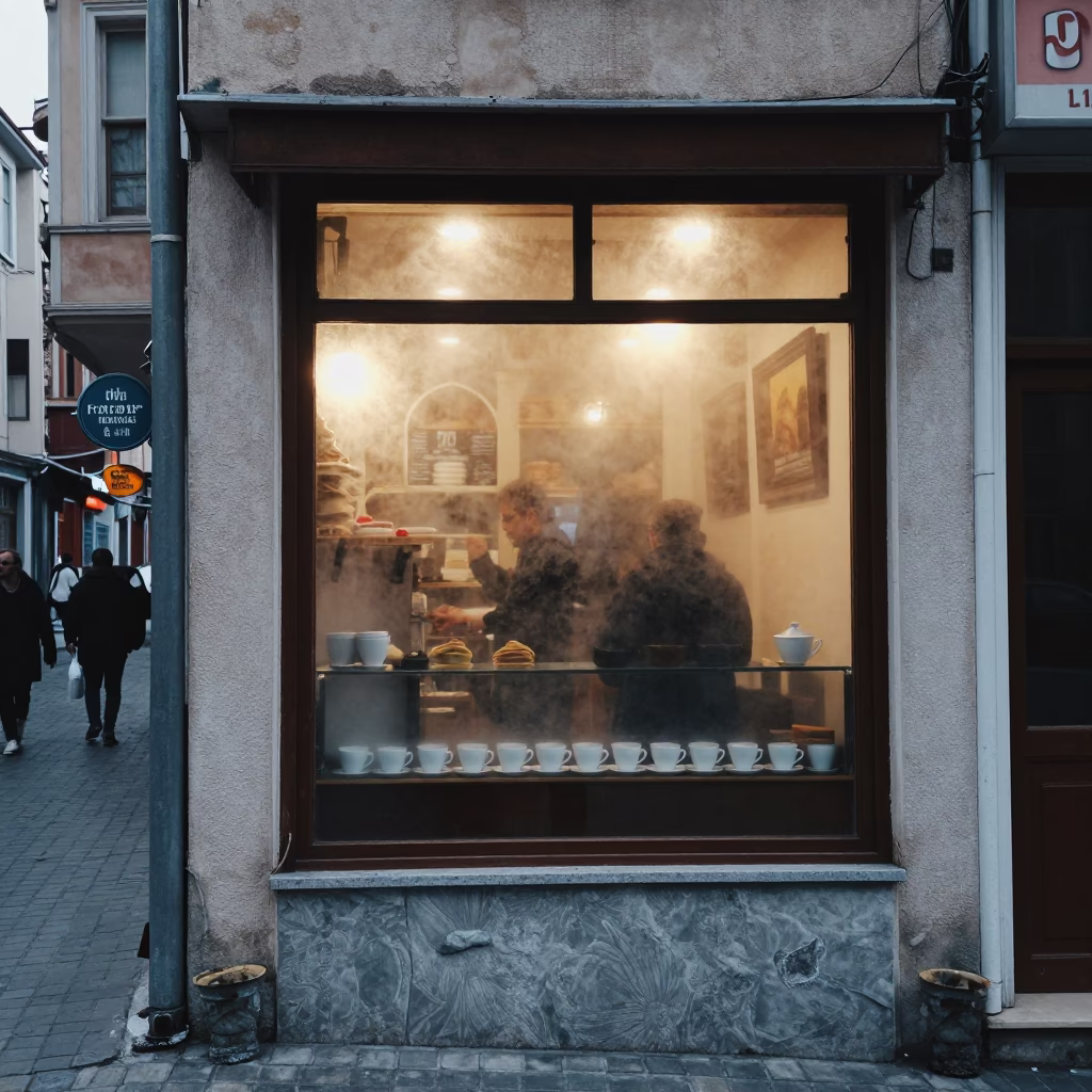 Bakery Window in Istanbul in in Istanbul, Turkey
