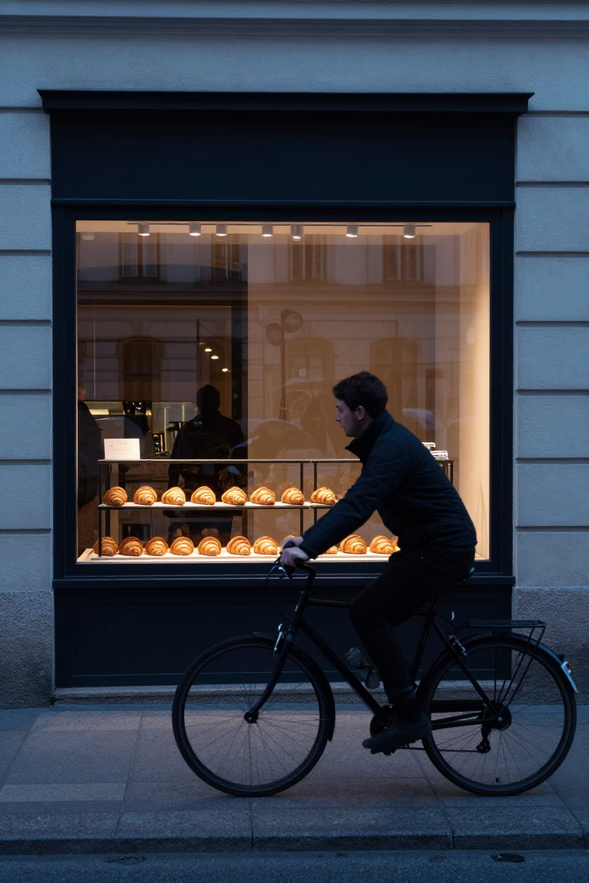 Bakery Window in Vienna in in Vienna, Austria