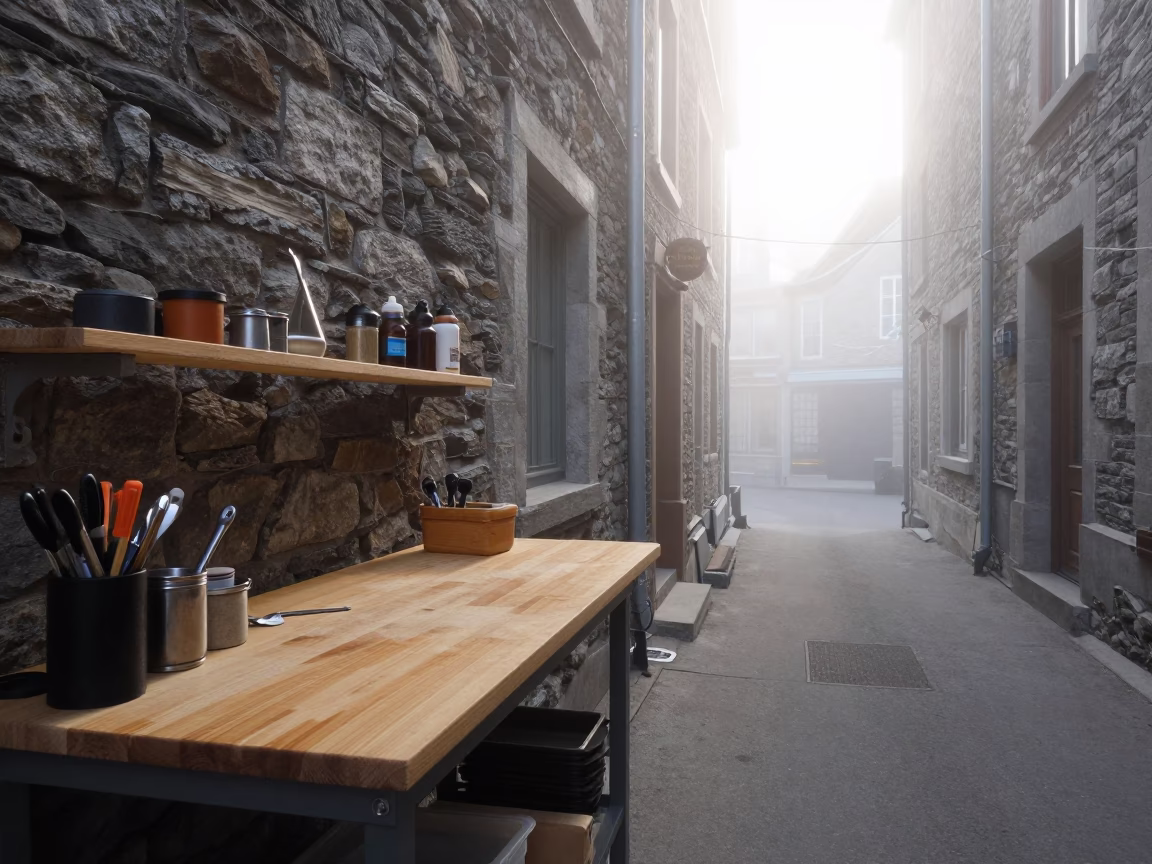 Bakery Workbench in Quebec City in in Quebec City, Quebec, Canada