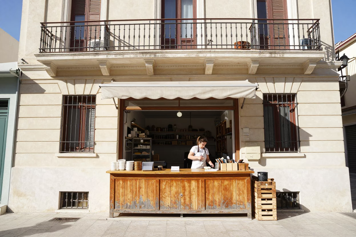 Bakery Worker in Athens in in Athens, Greece