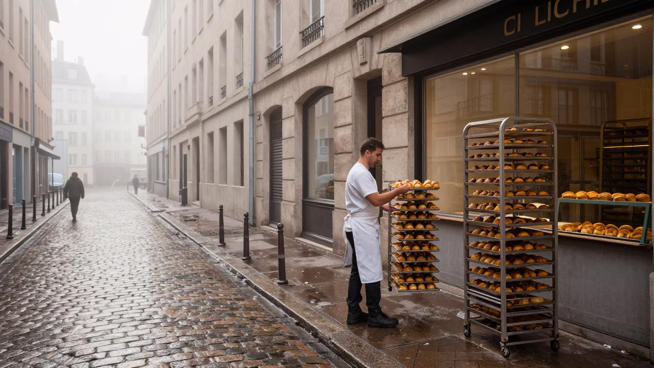 Bakery Worker in Lyon in in Lyon, France