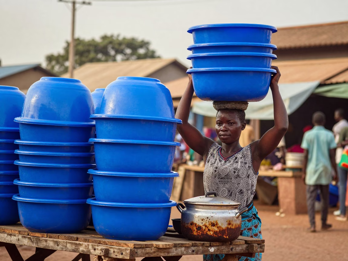 Balancing Goods in Accra in in Accra, Ghana