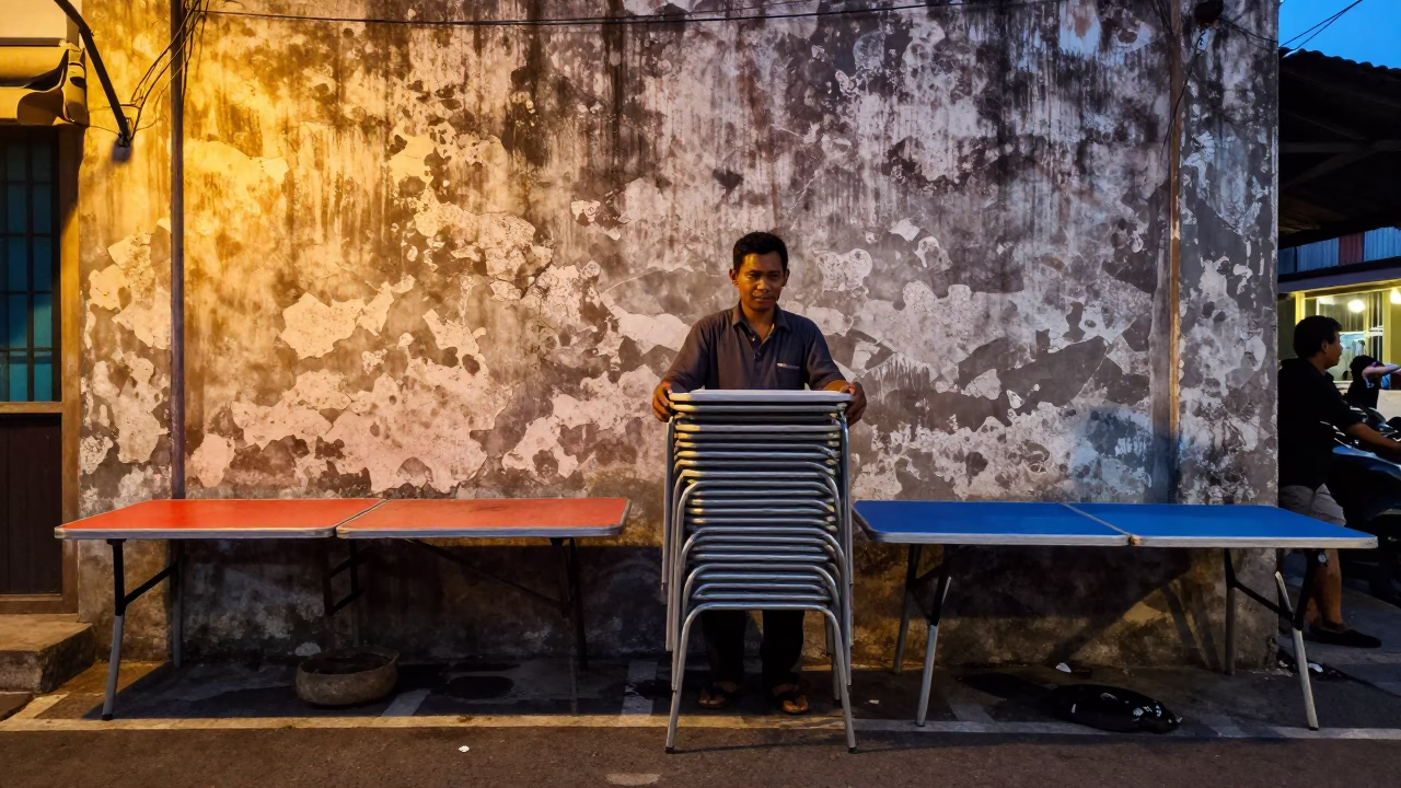 Balancing Tables in Denpasar in in Denpasar, Indonesia