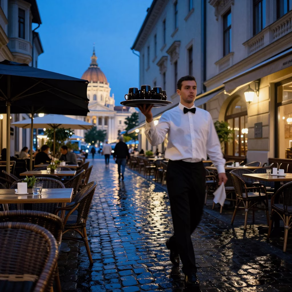 Balancing Tray in Budapest in in Budapest, Hungary