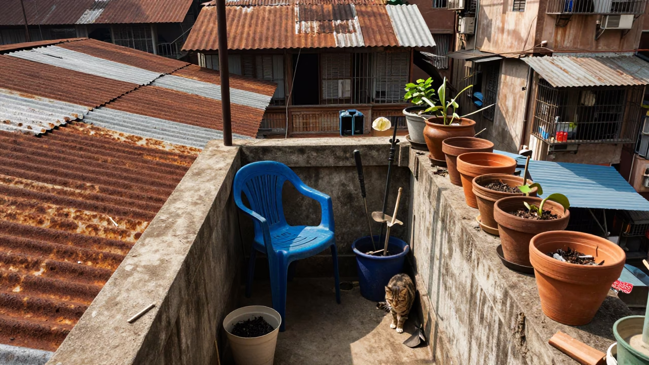 Balcony Clutter in Kolkata in in Kolkata, India