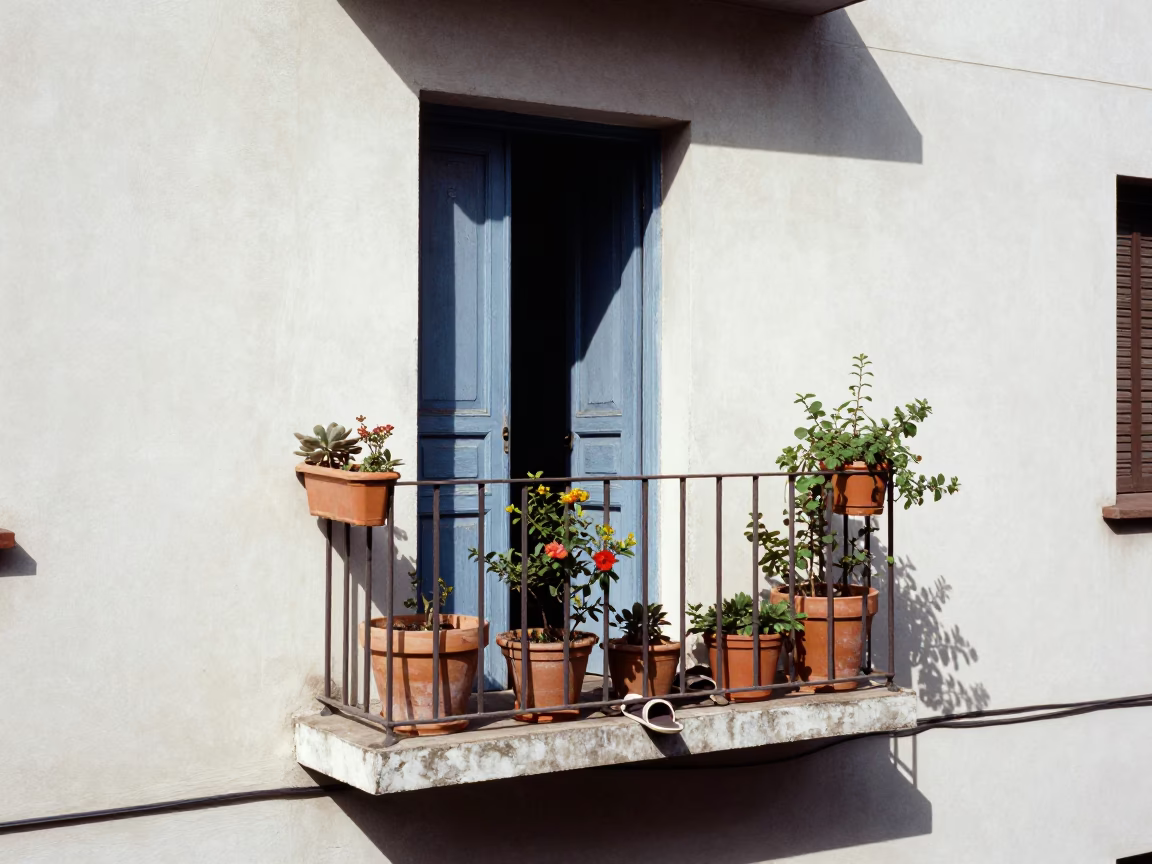 Balcony Corner in Buenos Aires in in Buenos Aires, Argentina