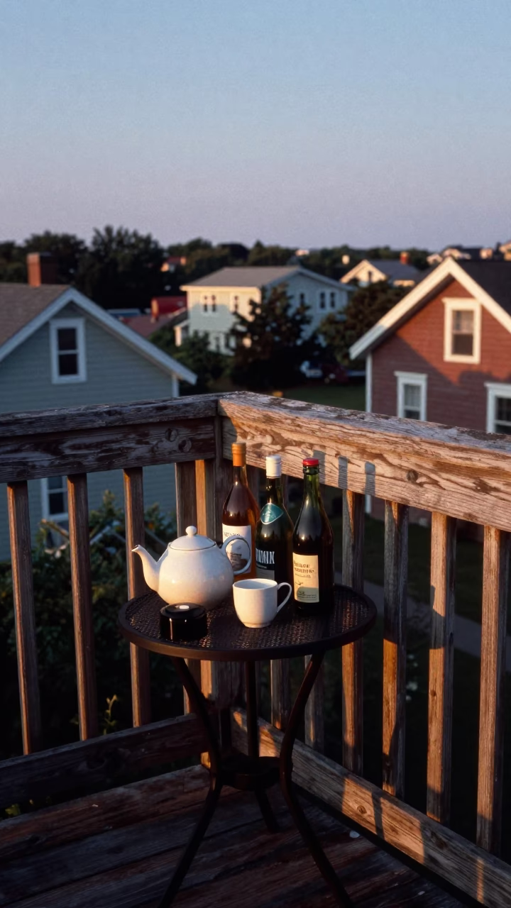 Balcony Evening in Halifax in in Halifax, Nova Scotia, Canada
