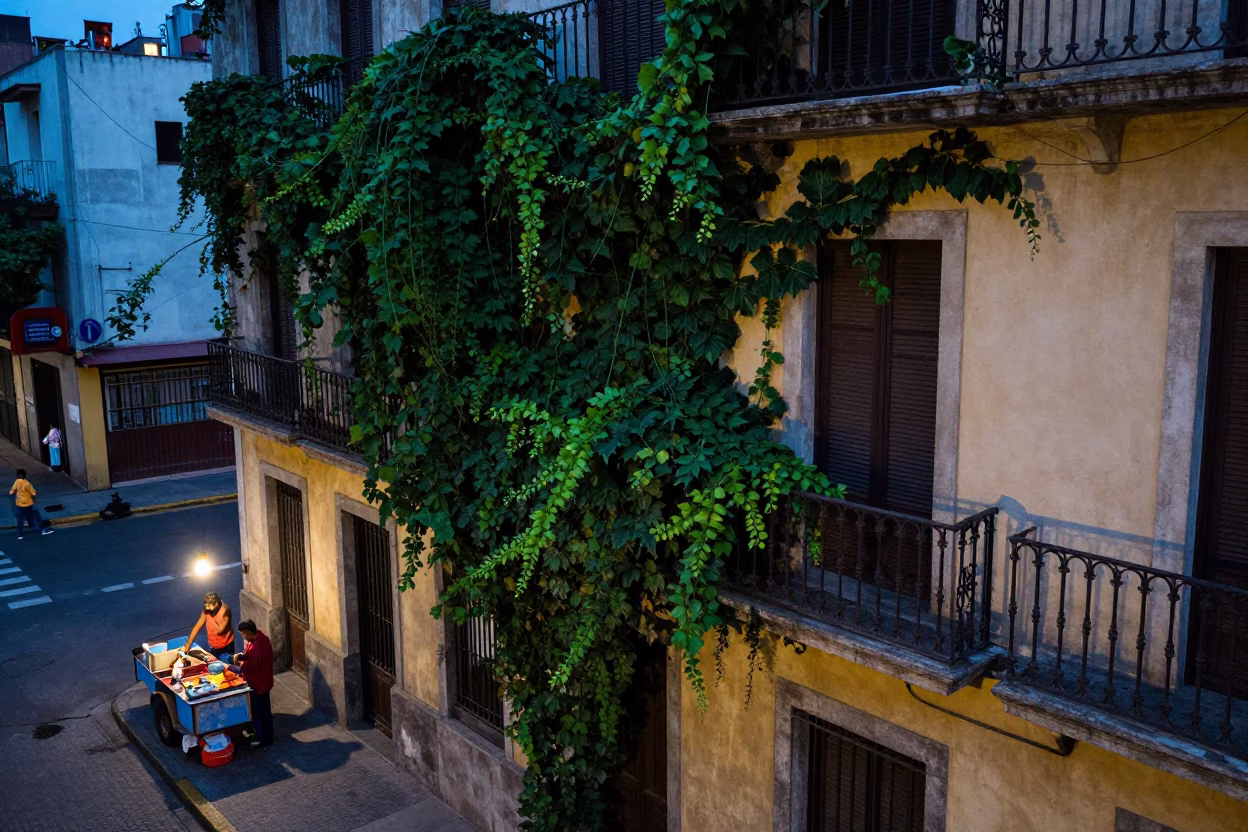 Balcony Ivy in Buenos Aires in in Buenos Aires, Argentina