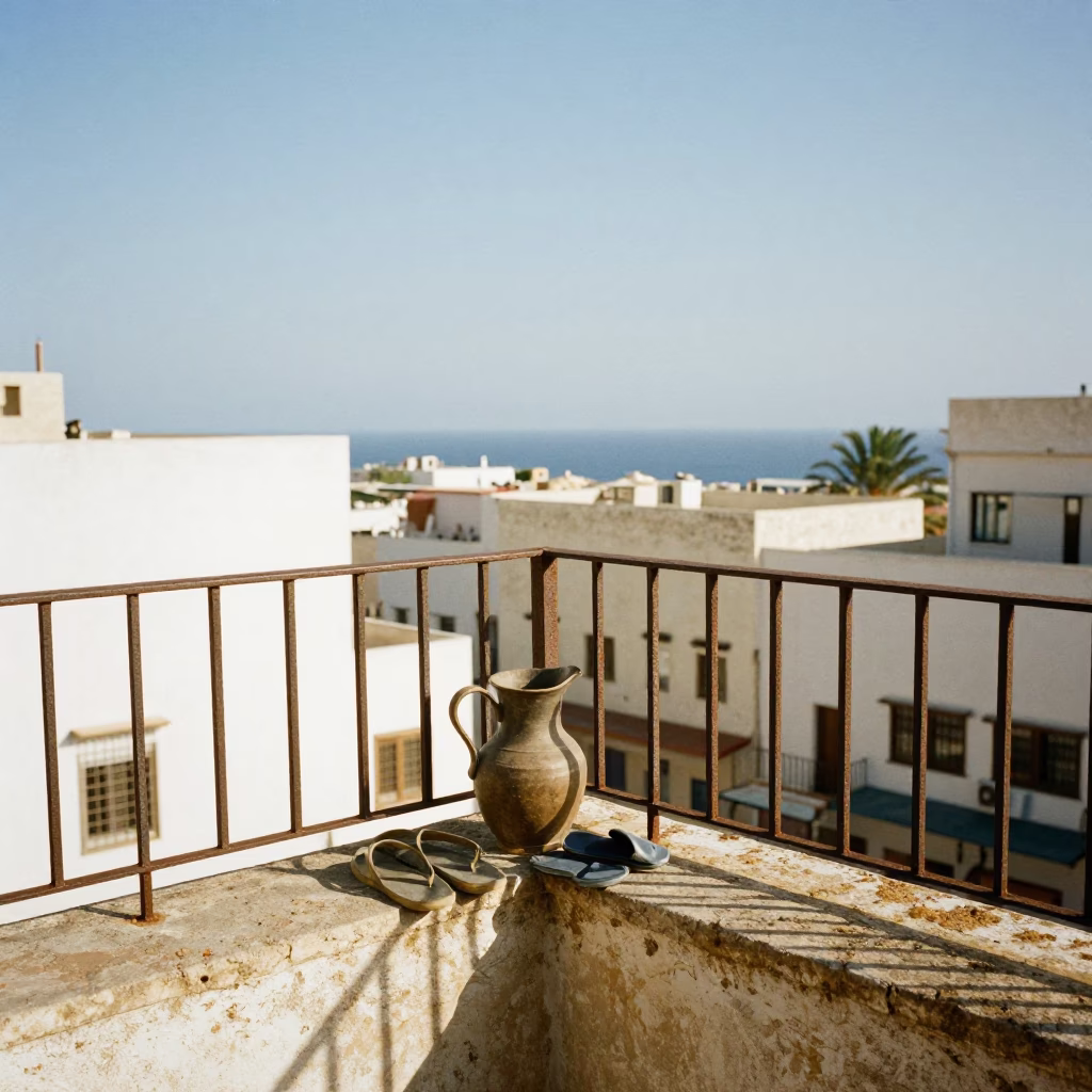 Balcony Ledge in Alexandria in in Alexandria, Egypt