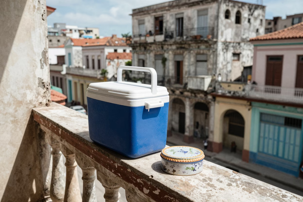 Balcony Ledge in Havana in in Havana, Cuba