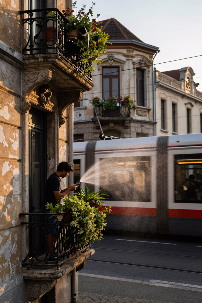 Balcony Plants in Brussels in in Brussels, Belgium