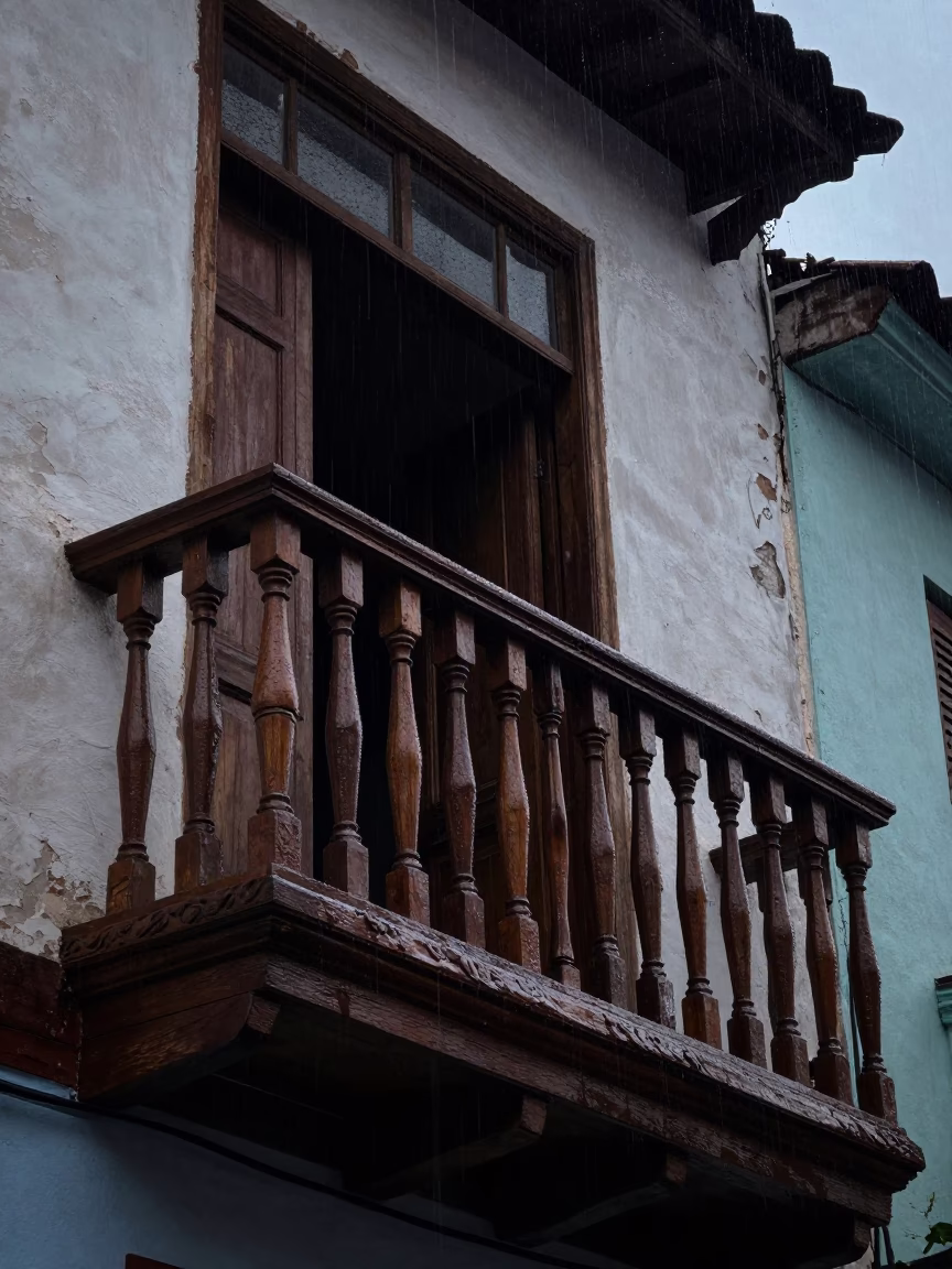 Balcony Railing in Havana in in Havana, Cuba
