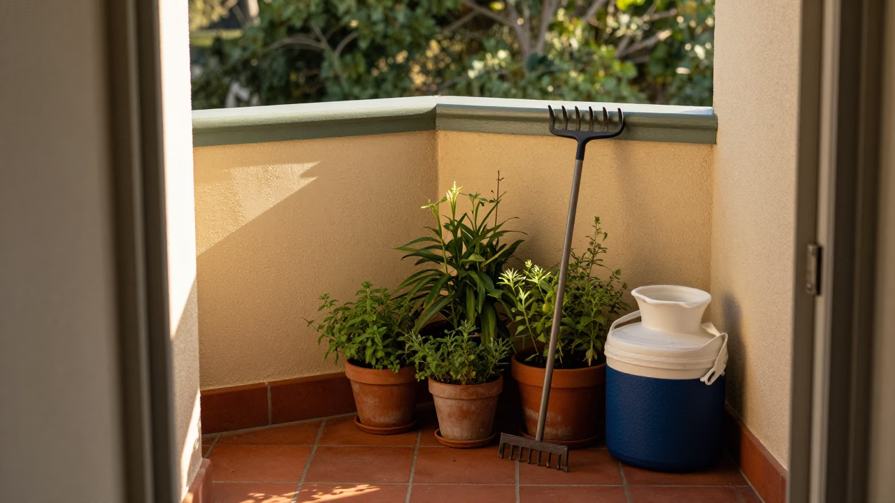 Balcony Scene in Adelaide in in Adelaide, South Australia, Australia