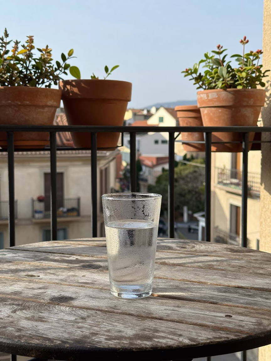Balcony Table in Barcelona in in Barcelona, Spain
