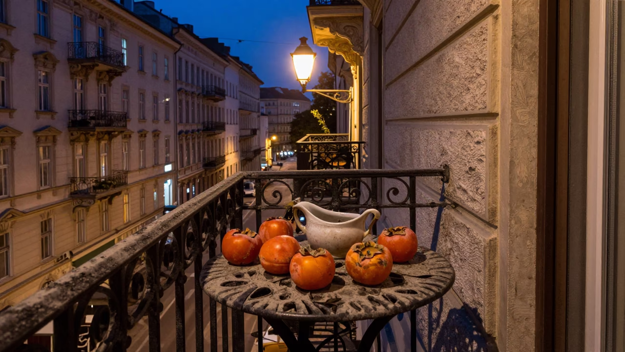 Balcony Table in Vienna in in Vienna, Austria