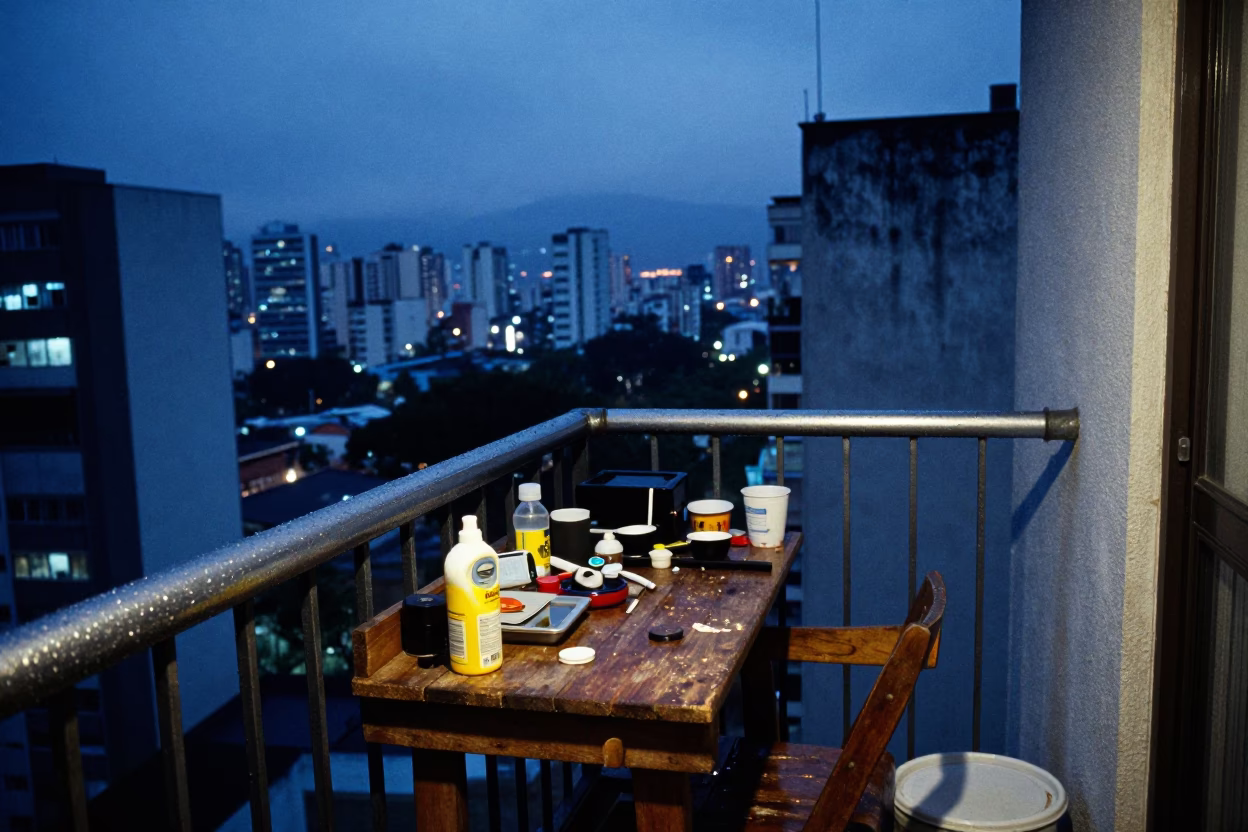 Balcony Workbench in São Paulo in in São Paulo, Brazil