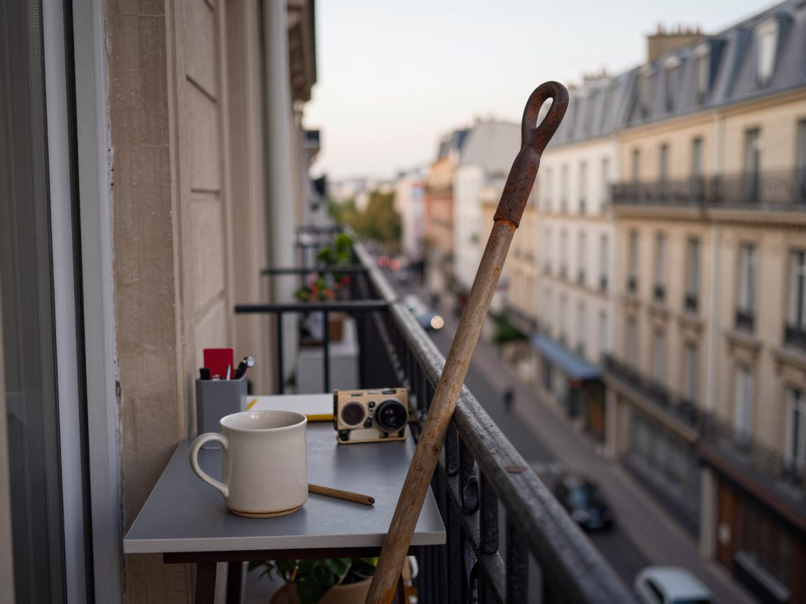 Balcony Workspace in Paris in in Paris, France