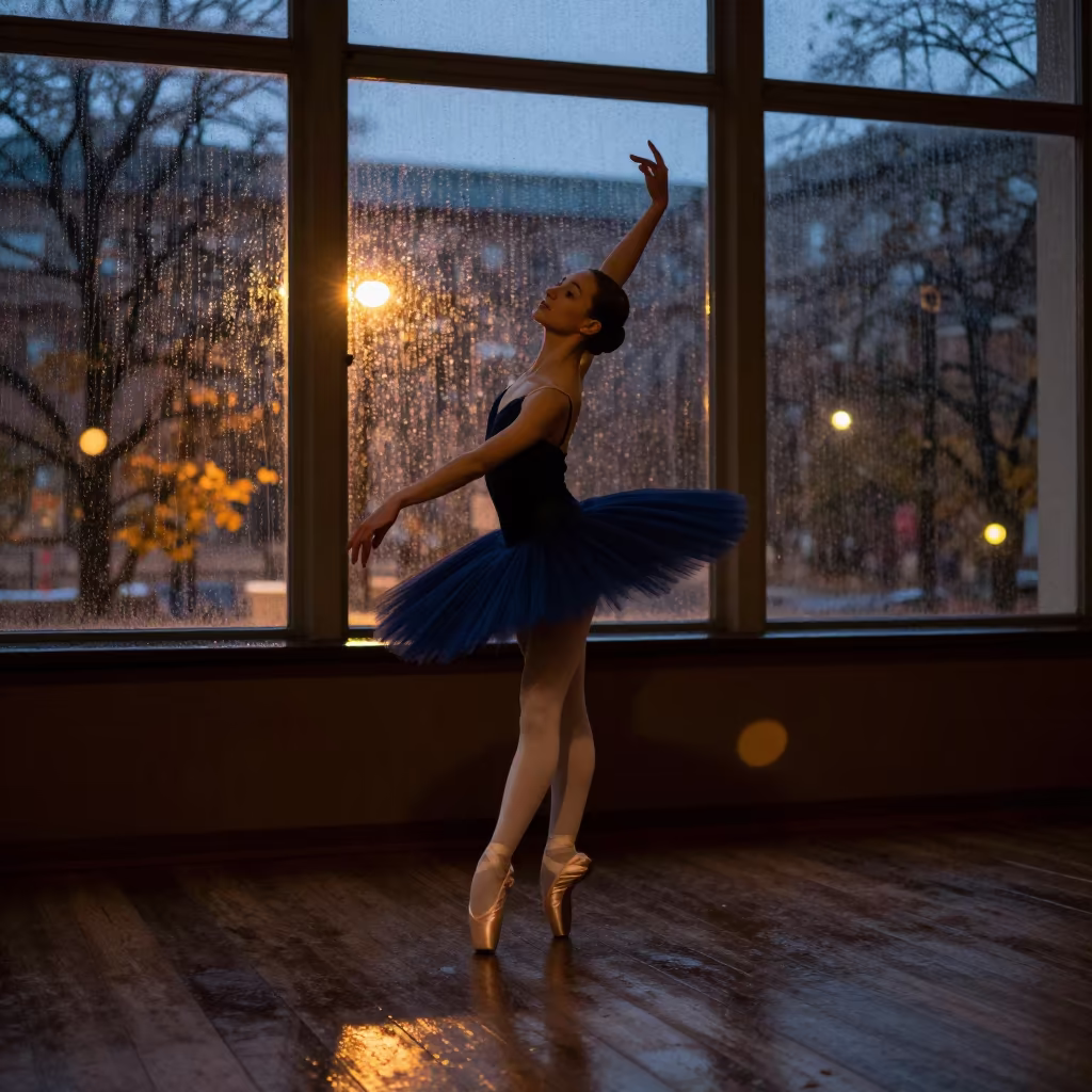 Ballerina in Berlin Wings Twilight Glow in in Berlin