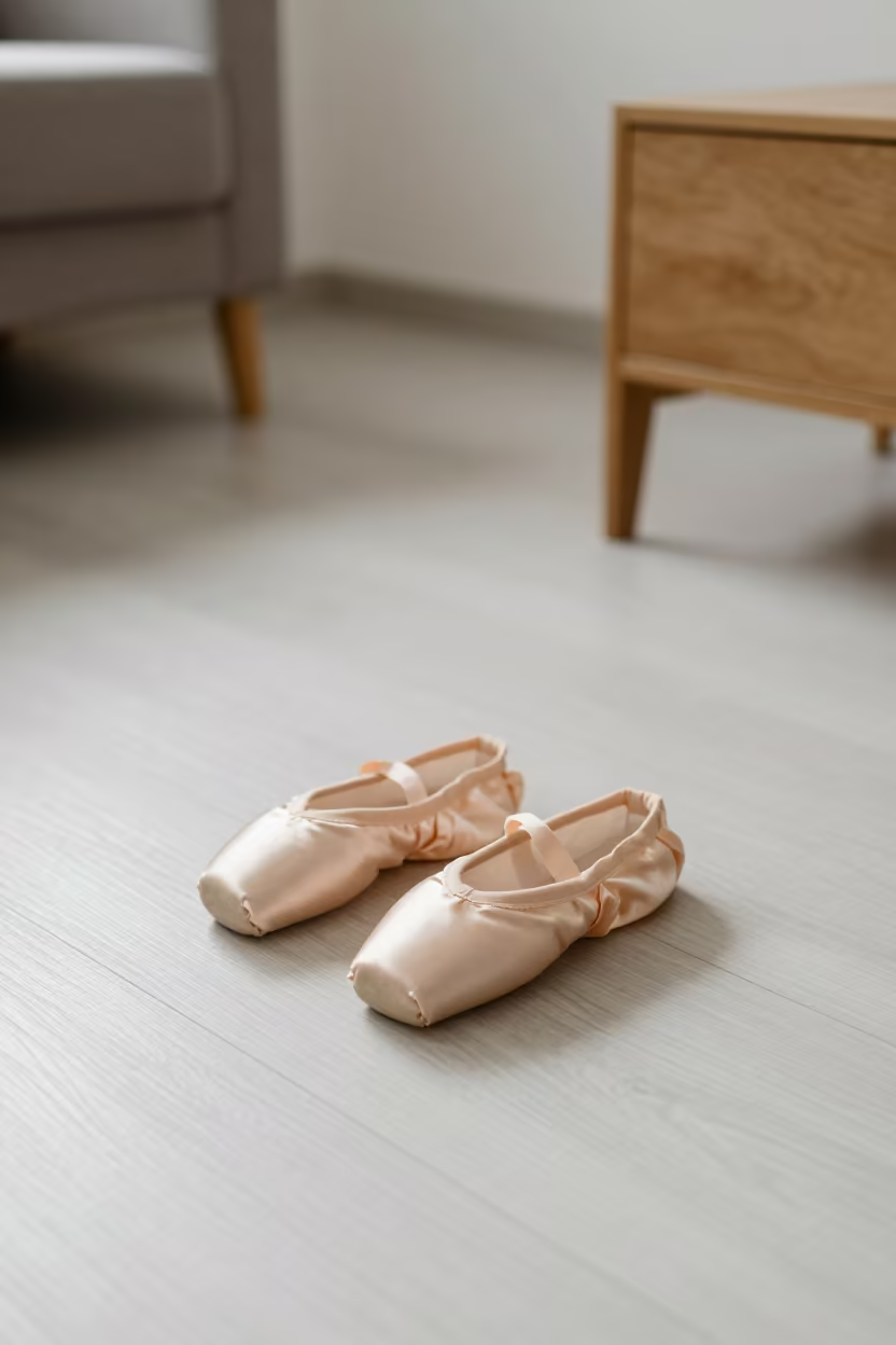 Ballet Slippers Noon Light Kanpur Living Room in in a sunlit living room near Kanpur