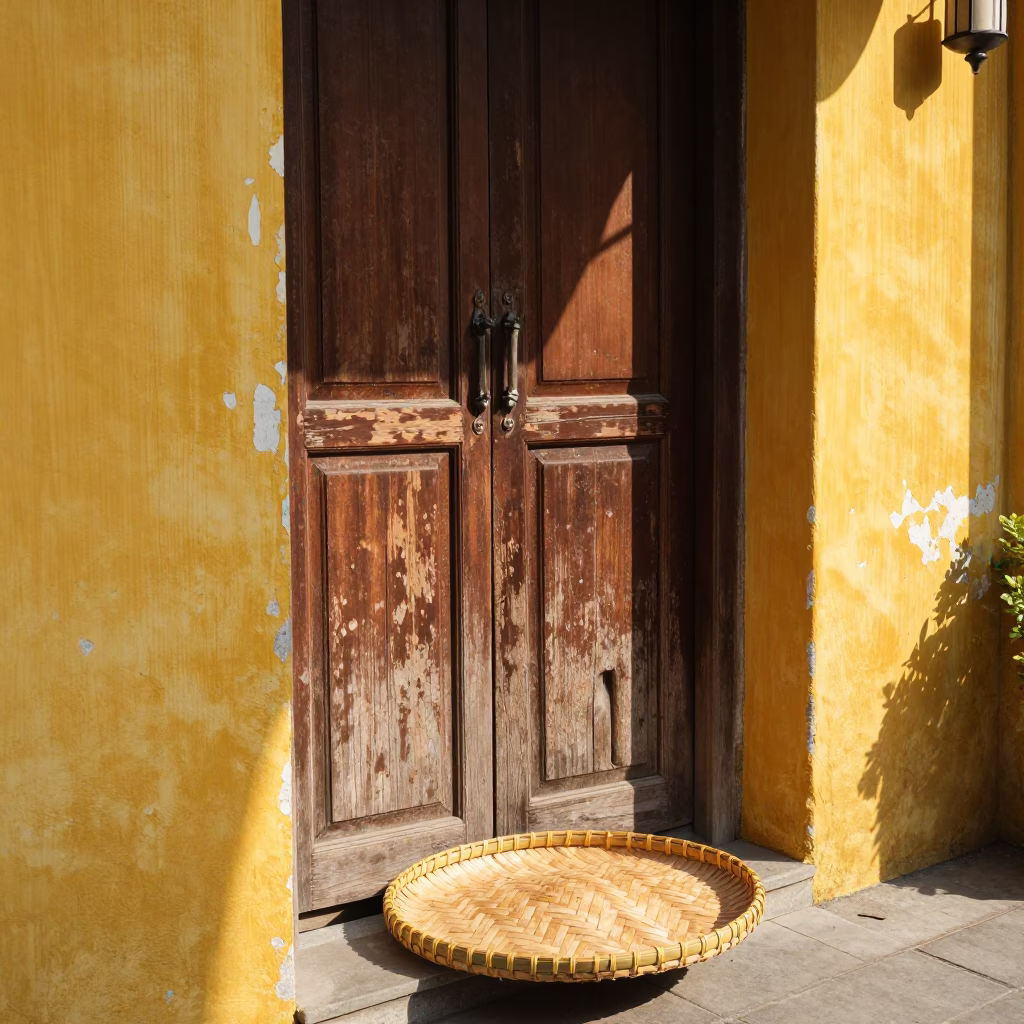 Bamboo Mat in Hoi An in in Hoi An, Vietnam