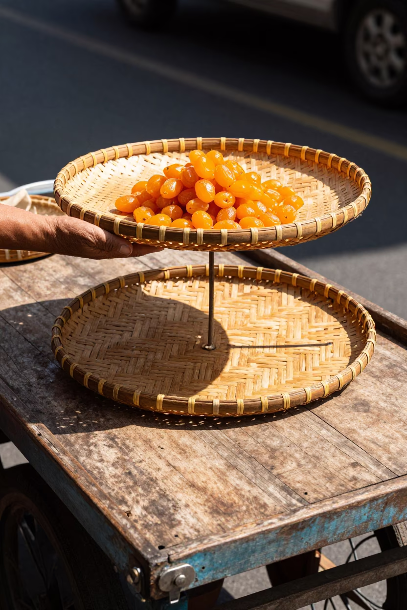 Bamboo Tray in Bangkok in in Bangkok, Thailand