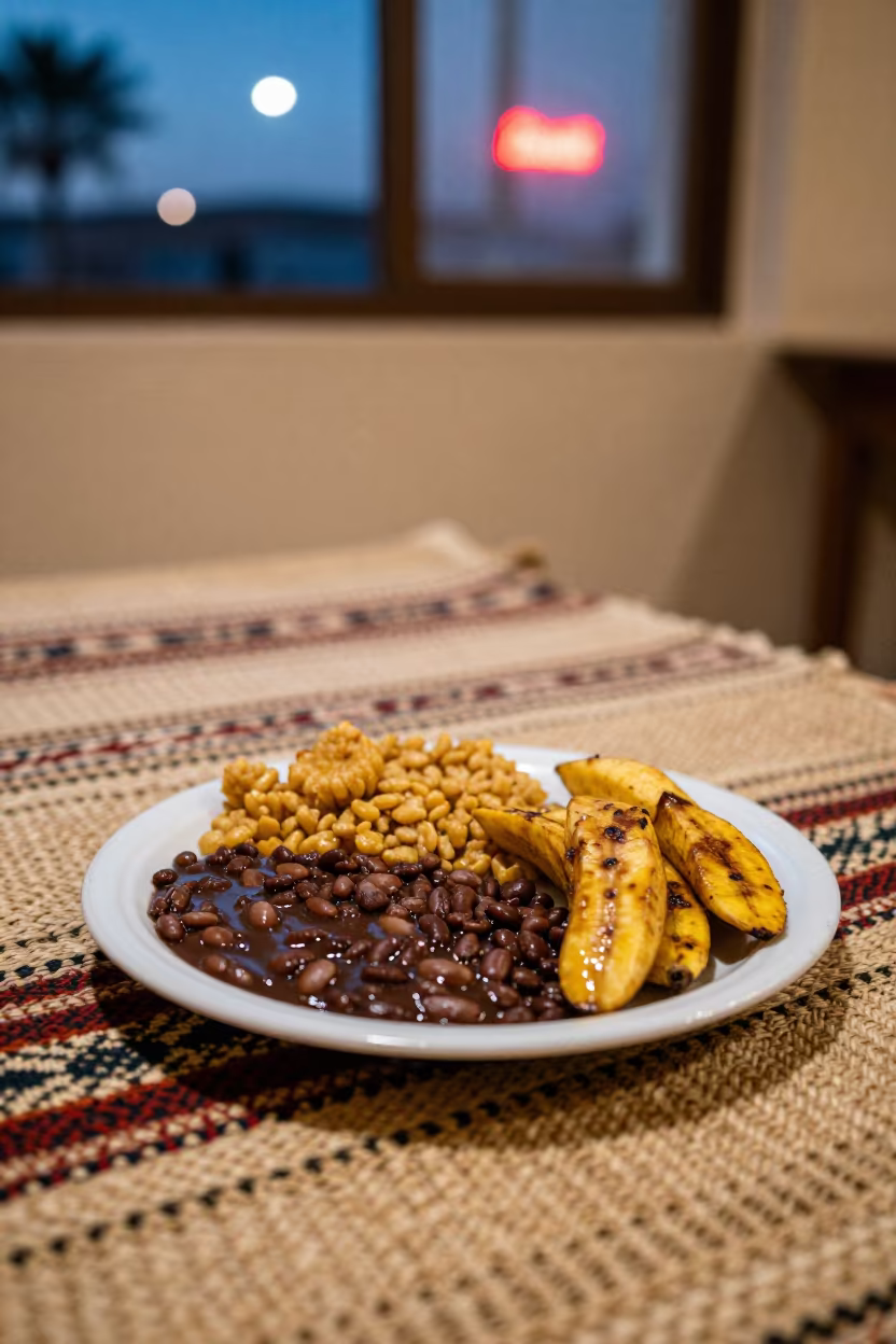 Bandeja Paisa Picnic in Sharm el-Sheikh Evening in on a picnic blanket in Sharm el-Sheikh
