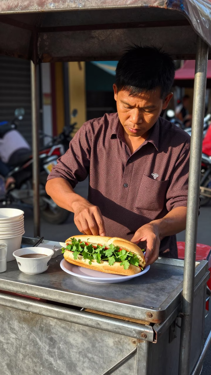 Banh Mi in Ho Chi Minh City in in Ho Chi Minh City, Vietnam