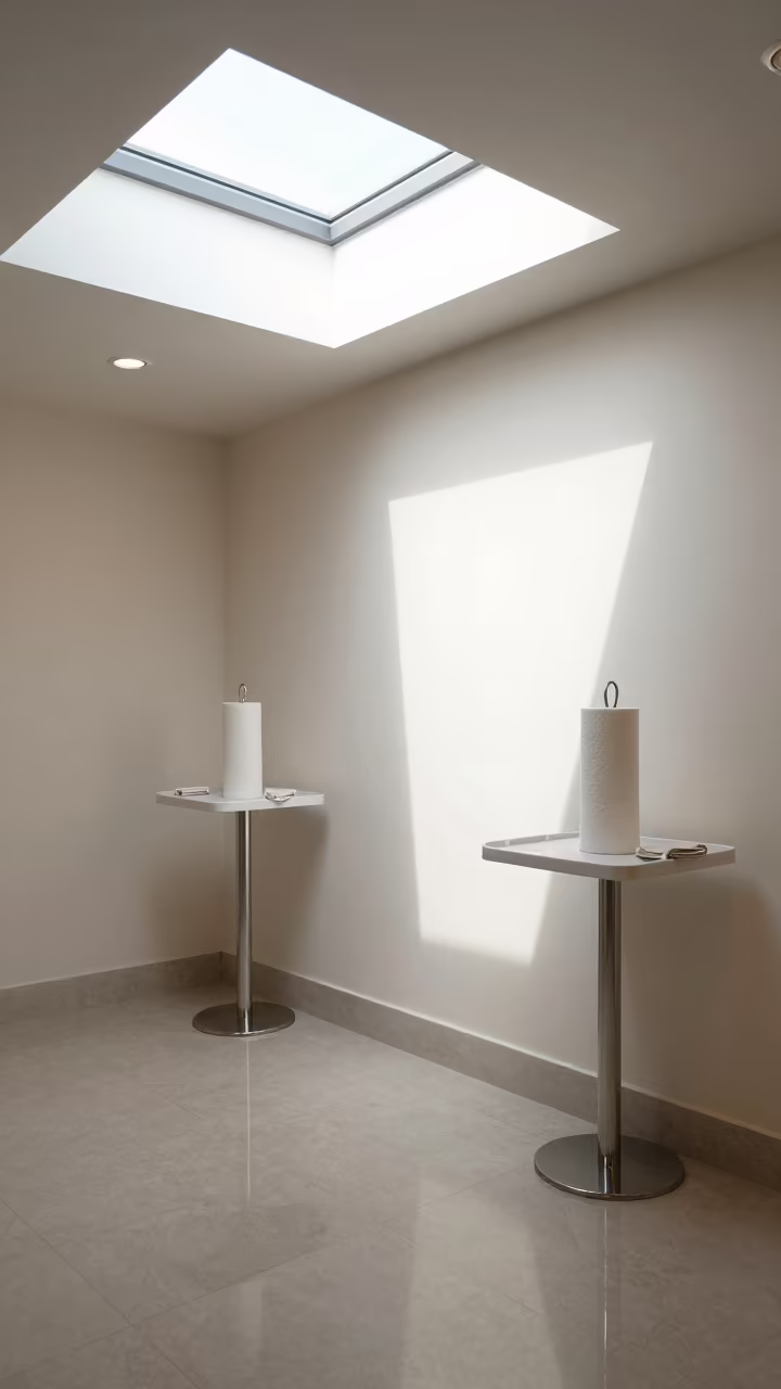 Banquet Hall Riser Tray With Paper Towels in inside a banquet hall before service near Quezon City