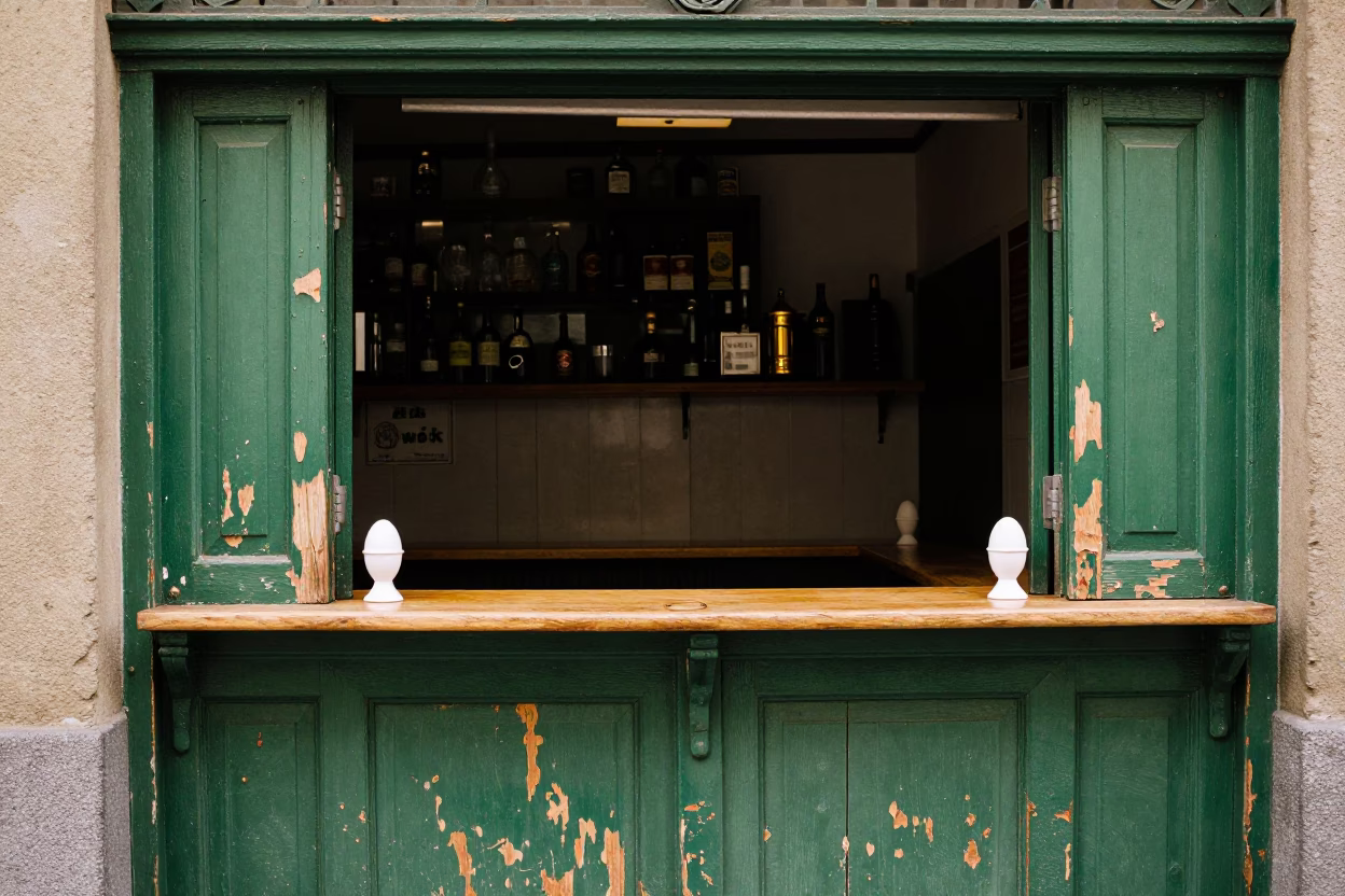 Bar Counter in Bilbao in in Bilbao, Spain