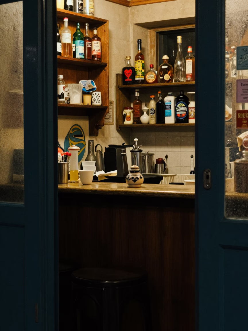 Bar Counter in Valencia in in Valencia, Spain