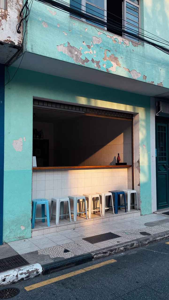 Bar Entrance in São Paulo in in São Paulo, Brazil