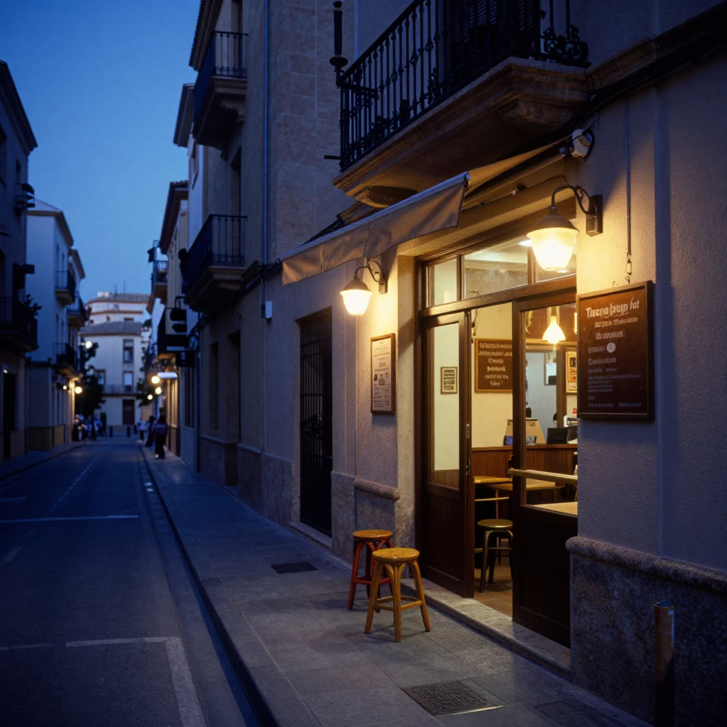 Bar Exterior in Valencia in in Valencia, Spain