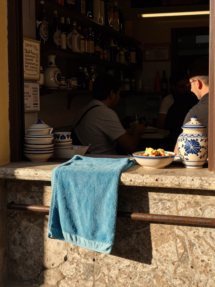Bar Ledge in Granada in in Granada, Spain