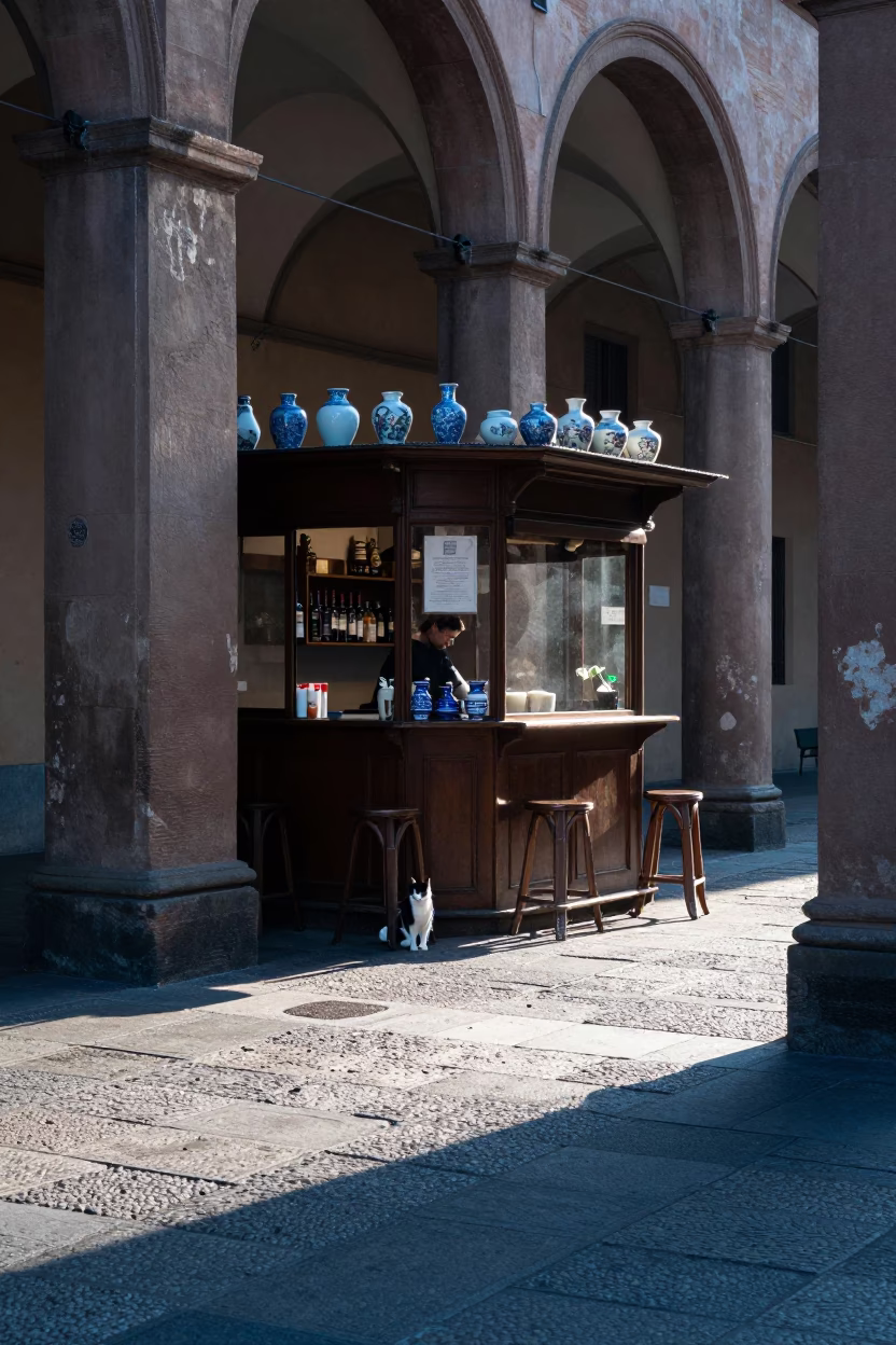 Bar Setup in Bologna in in Bologna, Italy