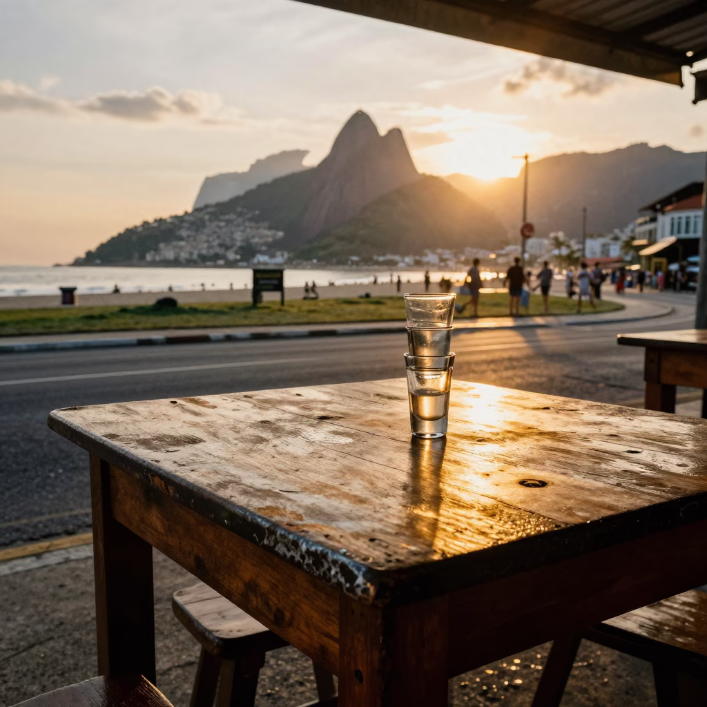 Bar Table in Rio De Janeiro in in Rio de Janeiro, Brazil