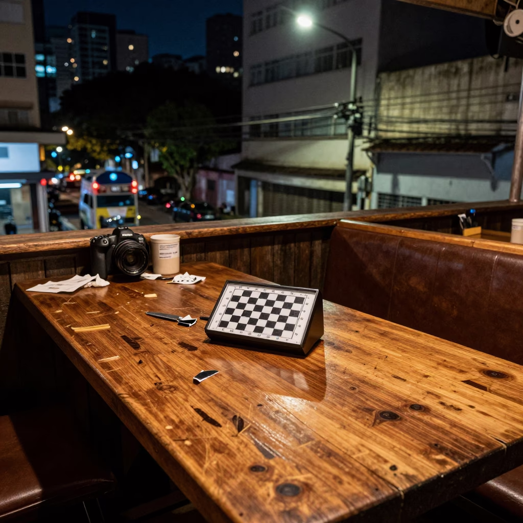 Bar Table in São Paulo in in São Paulo, Brazil