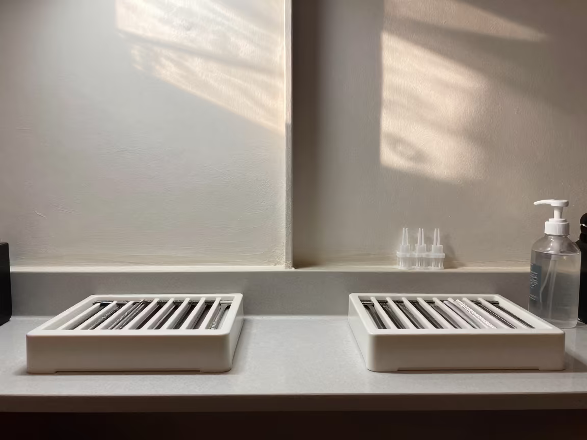 Barber Razor Slot Box in Machilipatnam Nail Studio in inside a nail studio in Machilipatnam