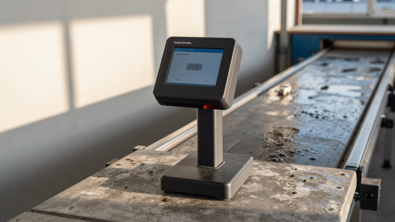 Barcode Verifier Station in Jeju Warehouse in at a fulfillment packing station in Jeju