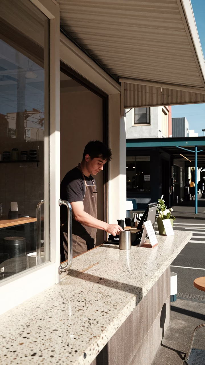 Barista Working in Melbourne in in Melbourne, Victoria, Australia