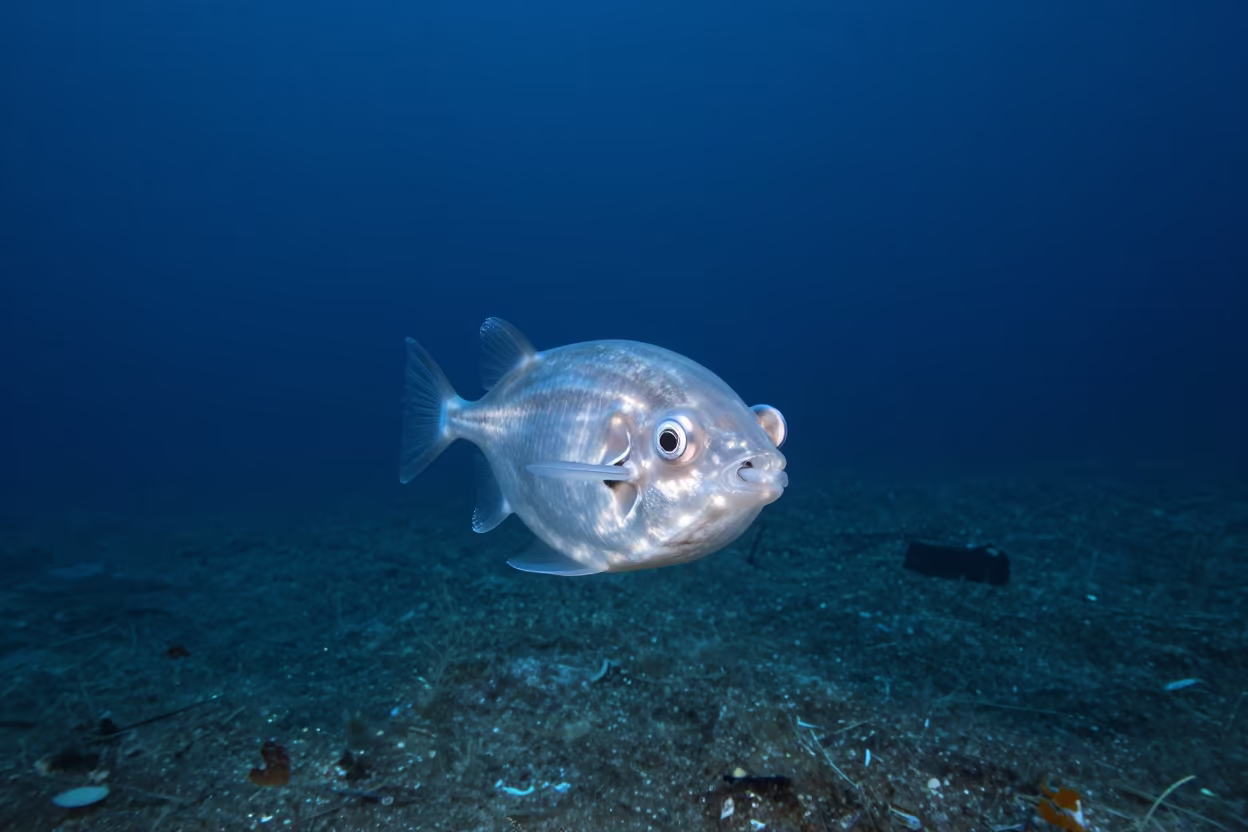 Barreleye Fish Transparent Head Dalmatia Midnight in in Dalmatia