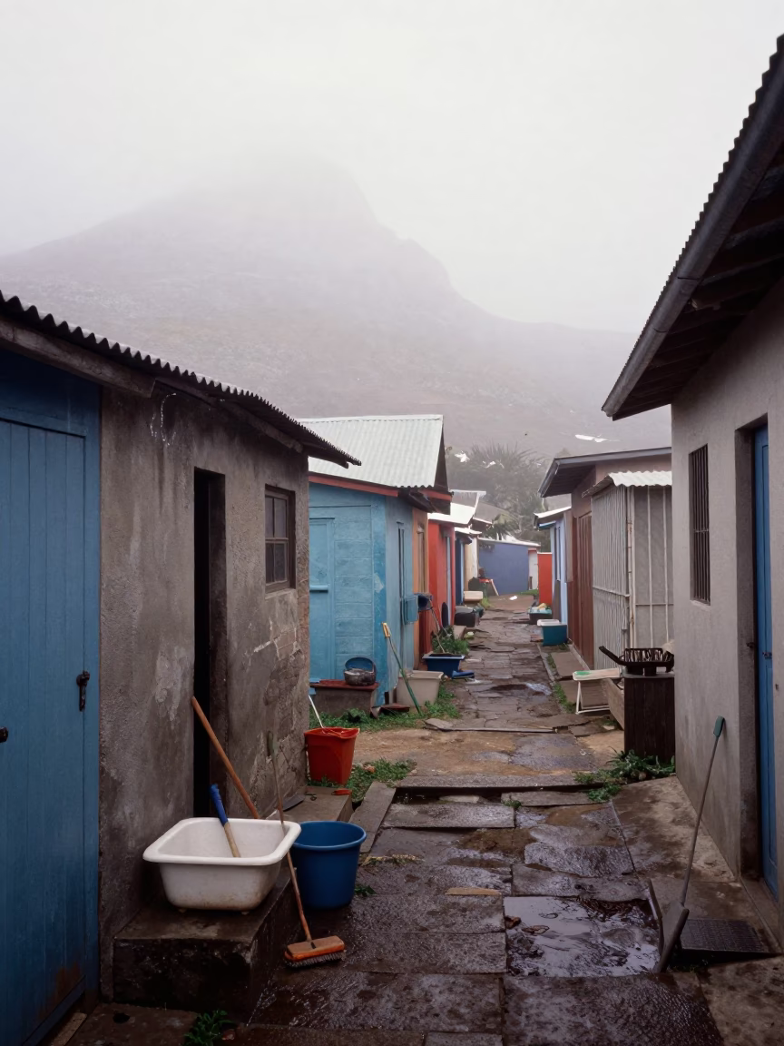 Basin in Cape Town in in Cape Town, South Africa